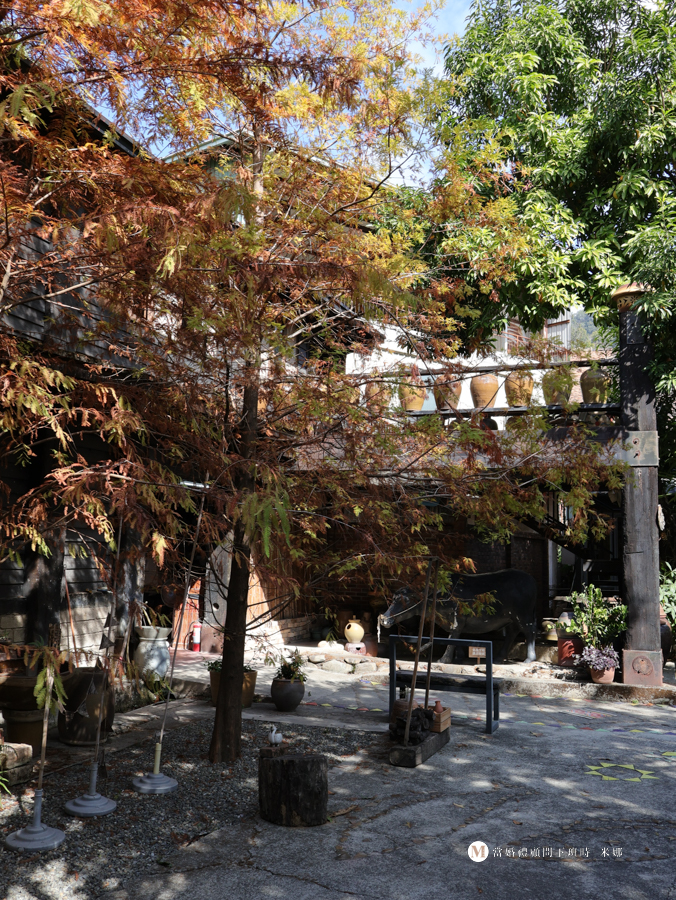 南投水里蛇窯園區遠景，氣氛很放鬆