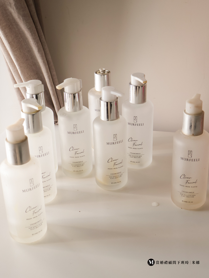 用到空瓶的潔顏露實拍，質地溫和不乾澀