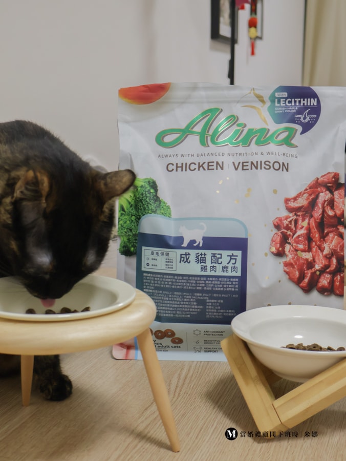 寵物乾糧推薦|ALINA 成貓皮膚毛髮保健配方評價|挑嘴貓也愛吃?亮毛低敏貓乾糧實際開箱 - 第8張圖 亮毛貓飼料推薦|ALINA 貓飼料顆粒細節